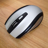 Maxbell USB2.0 Wireless Mouse 2.4 GHZ Mini Mice with Nano 6buttons Optical for PC Silver - Aladdin Shoppers