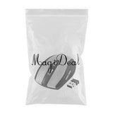 Maxbell USB2.0 Wireless Mouse 2.4 GHZ Mini Mice with Nano 6buttons Optical for PC Silver - Aladdin Shoppers