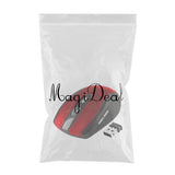 Maxbell Maxbell USB2.0 Wireless Mouse 2.4 GHZ Mini Mice with Nano 6buttons Optical for PC Red