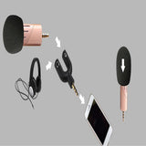 Maxbell Mini Mic Condenser Microphone 90-degree Direction Adjustable for Youtube/Interview/Recording - Aladdin Shoppers