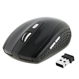 Maxbell 2.4GHz Wireless Optical Mouse USB 2.0 Receiver 6Button 1800dpi For PC Black - Aladdin Shoppers