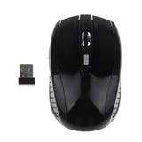 Maxbell 2.4GHz Wireless Optical Mouse USB 2.0 Receiver 6Button 1800dpi For PC Black - Aladdin Shoppers