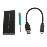 Maxbell USB3.1 Type-C to NVMe M.2 Mobile Hard Disk Box 10Gbps M.2 SSD Enclosure M Key (Black) - Aladdin Shoppers
