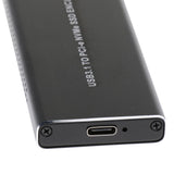Maxbell USB3.1 Type-C to NVMe M.2 Mobile Hard Disk Box 10Gbps M.2 SSD Enclosure M Key (Black) - Aladdin Shoppers
