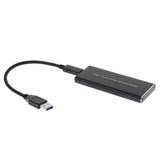 Maxbell USB3.1 Type-C to NVMe M.2 Mobile Hard Disk Box 10Gbps M.2 SSD Enclosure M Key (Black) - Aladdin Shoppers