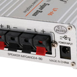 Maxbell Maxbell Lepy Hifi Stereo Power Digital 2x15W 2 Channel Amplifier with 3.5mm Audio Input for iPhone Computer MP3 Silver