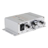 Maxbell Maxbell Lepy Hifi Stereo Power Digital 2x15W 2 Channel Amplifier with 3.5mm Audio Input for iPhone Computer MP3 Silver