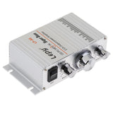 Maxbell Maxbell Lepy Hifi Stereo Power Digital 2x15W 2 Channel Amplifier with 3.5mm Audio Input for iPhone Computer MP3 Silver