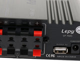 Maxbell Maxbell Lepy Hifi Stereo Power Digital 2x45W 2 Channel Amplifier with 3.5mm Audio Input for iPhone Computer MP3 Black