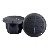 Maxbell Maxbell 1 Pair Waterproof In-Wall/In-Seiling Loudspeakers for Campus Shopping Mall Market Park, etc. - Black