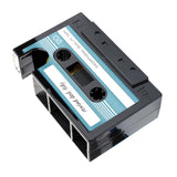Maxbell Cassette Tape Dispenser Pen Holder Stationery Organizer Tape Cutter Blue