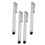 4 Pack Stylus Pens for Touch Screens Devices Universal Capacitive Stylus Pen with Pen Clip for Cell Phones Tablets Laptops All Touch Screens-Silver - Aladdin Shoppers