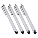 4 Pack Stylus Pens for Touch Screens Devices Universal Capacitive Stylus Pen with Pen Clip for Cell Phones Tablets Laptops All Touch Screens-Silver - Aladdin Shoppers