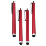 4 Pack Stylus Pens for Touch Screens Devices Universal Capacitive Stylus Pen with Pen Clip for Cell Phones Tablets Laptops All Touch Screens-Red - Aladdin Shoppers