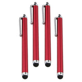 4 Pack Stylus Pens for Touch Screens Devices Universal Capacitive Stylus Pen with Pen Clip for Cell Phones Tablets Laptops All Touch Screens-Red - Aladdin Shoppers