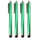 Maxbell 4 Pack Stylus Pens for Touch Screens Devices Universal Capacitive Stylus Pen with Pen Clip for Cell Phones Tablets Laptops All Touch Screens-Green