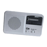 Maxbell Portable Emergency AM/FM Radio, Solar Hand Crank Power, Weather Radio with LED Reading Lamp White - Aladdin Shoppers