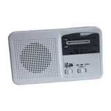 Maxbell Portable Emergency AM/FM Radio, Solar Hand Crank Power, Weather Radio with LED Reading Lamp White - Aladdin Shoppers
