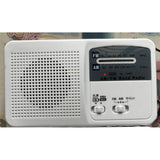 Maxbell Portable Emergency AM/FM Radio, Solar Hand Crank Power, Weather Radio with LED Reading Lamp White - Aladdin Shoppers