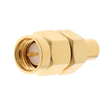 SMA Male Plug to MCX Female Jack Straight RF Coaxial Connector Adapter Converter, Gold Plated