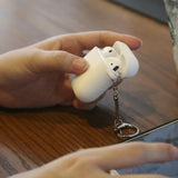 Maxbell Silicone Cover Charger Skin Cases Wireless Headphones Protector Shockproof for AirPods White - Aladdin Shoppers