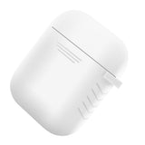 Maxbell Silicone Cover Charger Skin Cases Wireless Headphones Protector Shockproof for AirPods White - Aladdin Shoppers