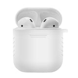 Maxbell Silicone Cover Charger Skin Cases Wireless Headphones Protector Shockproof for AirPods White - Aladdin Shoppers