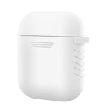 Maxbell Silicone Cover Charger Skin Cases Wireless Headphones Protector Shockproof for AirPods White - Aladdin Shoppers