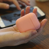Maxbell Silicone Cover Charger Skin Cases Wireless Headphones Protector Shockproof for AirPods Pink - Aladdin Shoppers