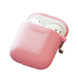 Maxbell Silicone Cover Charger Skin Cases Wireless Headphones Protector Shockproof for AirPods Pink - Aladdin Shoppers