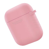 Maxbell Silicone Cover Charger Skin Cases Wireless Headphones Protector Shockproof for AirPods Pink - Aladdin Shoppers
