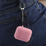 Maxbell Silicone Cover Charger Skin Cases Wireless Headphones Protector Shockproof for AirPods Pink - Aladdin Shoppers