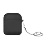 Maxbell Silicone Cover Charger Skin Cases Wireless Headphones Protector Shockproof for AirPods Black - Aladdin Shoppers