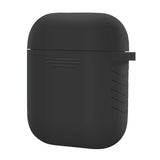 Maxbell Silicone Cover Charger Skin Cases Wireless Headphones Protector Shockproof for AirPods Black - Aladdin Shoppers