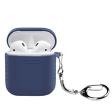 Maxbell Silicone Cover Charger Skin Cases Wireless Headphones Protector Shockproof for AirPods Blue - Aladdin Shoppers