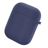 Maxbell Silicone Cover Charger Skin Cases Wireless Headphones Protector Shockproof for AirPods Blue - Aladdin Shoppers