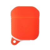 Maxbell Sturdy Silicone Charger Covers Case Protector with Keyring For AirPods Orange - Aladdin Shoppers