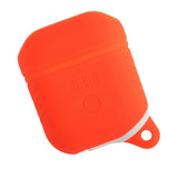 Maxbell Sturdy Silicone Charger Covers Case Protector with Keyring For AirPods Orange - Aladdin Shoppers