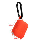 Maxbell Sturdy Silicone Charger Covers Case Protector with Keyring For AirPods Orange - Aladdin Shoppers