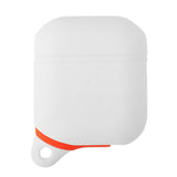 Maxbell Sturdy Silicone Charger Covers Case Protector with Keyring For AirPods White - Aladdin Shoppers