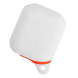 Maxbell Sturdy Silicone Charger Covers Case Protector with Keyring For AirPods White - Aladdin Shoppers