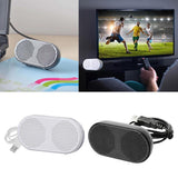 USB Mini Speaker Computer Speaker Powered Stereo Multimedia Speaker for Notebook Laptop PC(Black) - Aladdin Shoppers