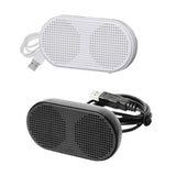 USB Mini Speaker Computer Speaker Powered Stereo Multimedia Speaker for Notebook Laptop PC(Black) - Aladdin Shoppers