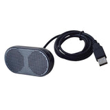 USB Mini Speaker Computer Speaker Powered Stereo Multimedia Speaker for Notebook Laptop PC(Black) - Aladdin Shoppers