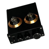 Maxbell Portable HiFi 6J1 Value Tube Preamplifier Stereo Amplifiers Digital Treble & Bass Tone Control Black - Aladdin Shoppers