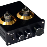 Maxbell Portable HiFi 6J1 Value Tube Preamplifier Stereo Amplifiers Digital Treble & Bass Tone Control Black - Aladdin Shoppers