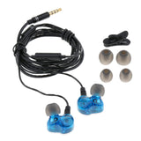Sports Earphone with Microphone 3.5mm In-Ear Stereo Earbuds Headset For MP3 Blue - Aladdin Shoppers