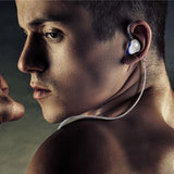 Sports Earphone with Microphone 3.5mm In-Ear Stereo Earbuds Headset For MP3 Blue - Aladdin Shoppers