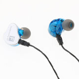 Sports Earphone with Microphone 3.5mm In-Ear Stereo Earbuds Headset For MP3 Blue - Aladdin Shoppers