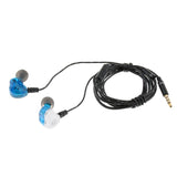 Sports Earphone with Microphone 3.5mm In-Ear Stereo Earbuds Headset For MP3 Blue - Aladdin Shoppers